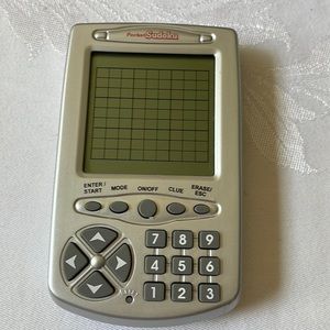 Sudoku Pocket Arcade Handheld Video Game Travel Fun